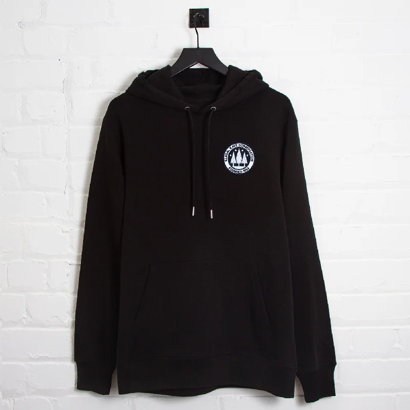 Illegal Rave Crest - Pullover Hoodie - Black