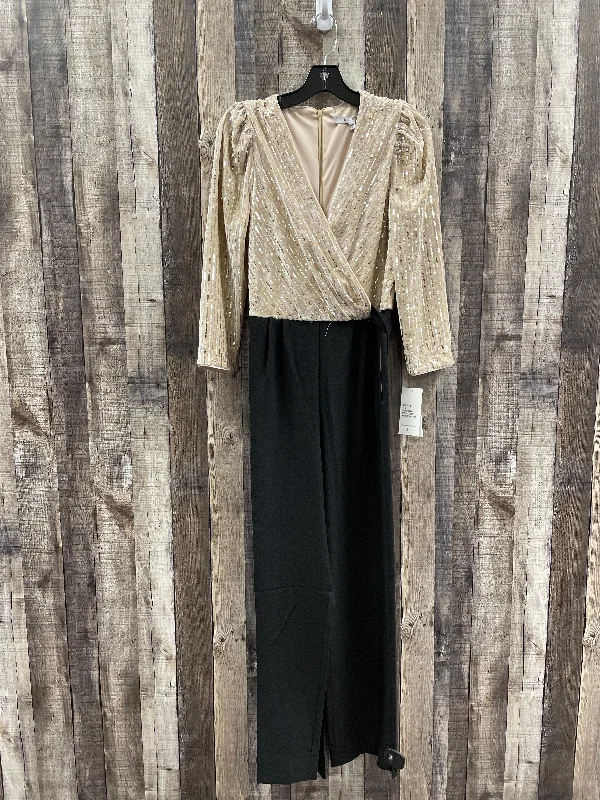 Black & Cream Jumpsuit Cme, Size M