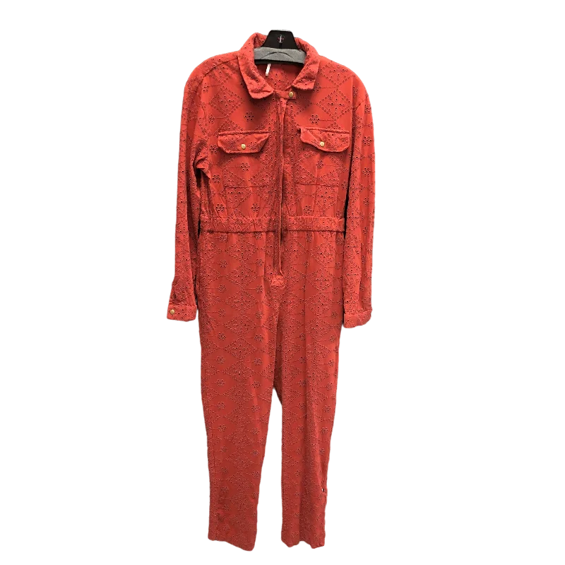 Red Jumpsuit Free People, Size 4