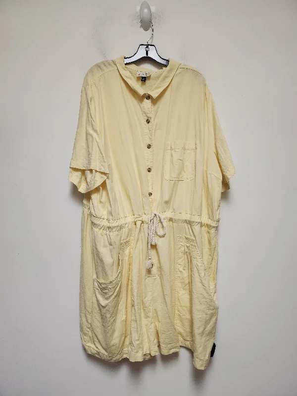 Yellow Romper Universal Thread, Size 4x