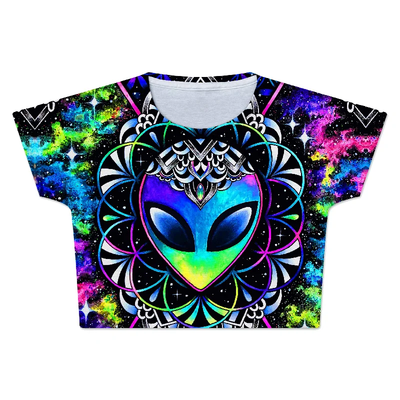 Conscious Cosmos Crop Tee