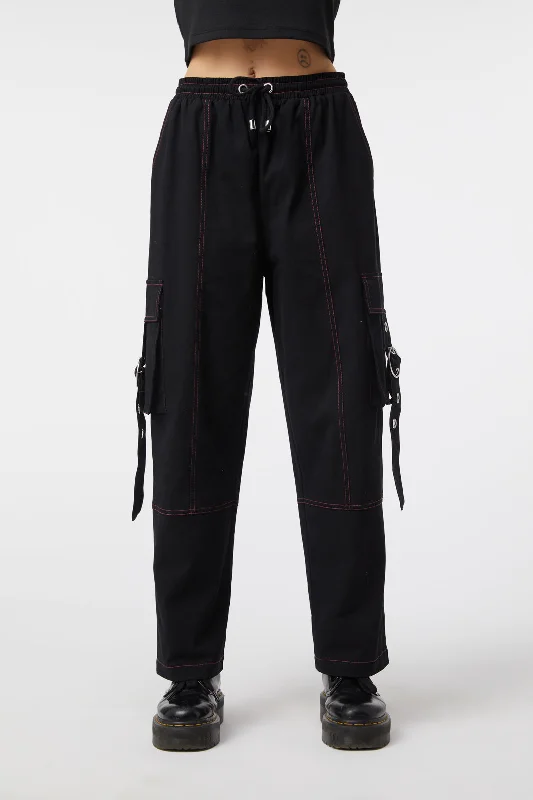 Contrast Stitch School Cargo Pant