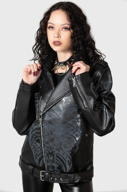 Craniocaudal Biker Jacket