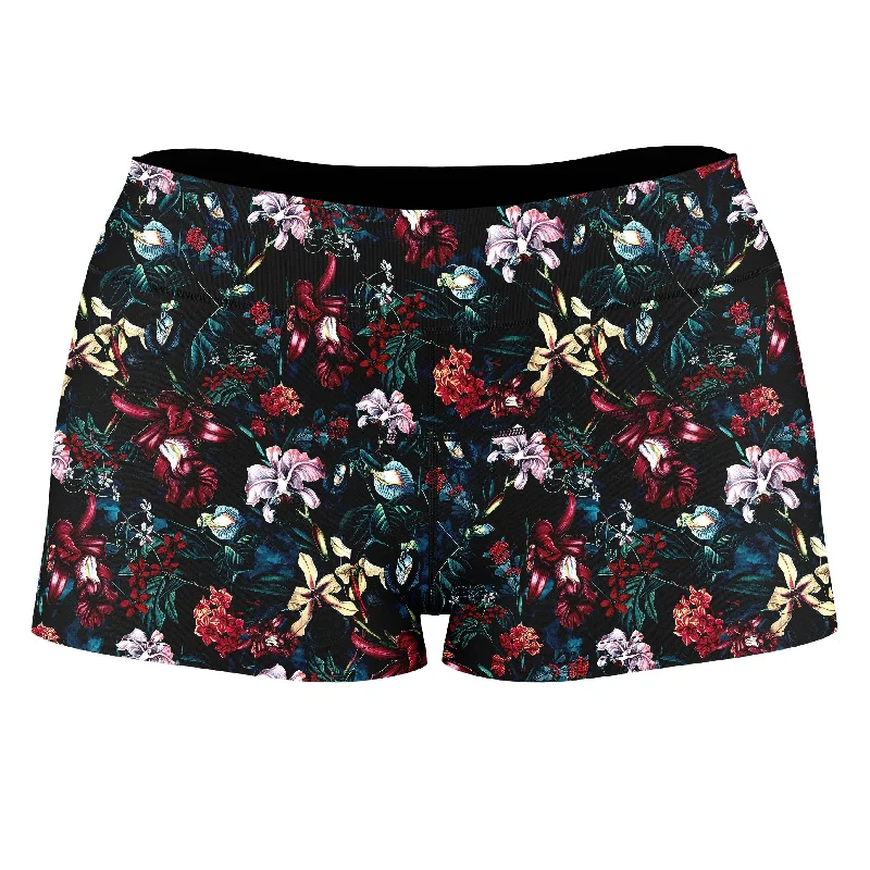 Dark Path High-Waisted Women's Shorts