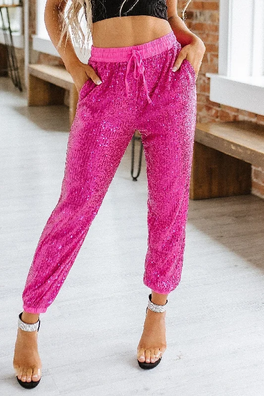 SALE - Denver Sequin Tie Waist Pants | Size Small