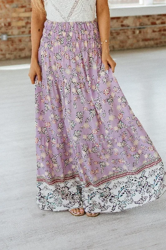 Gibson Floral Print Maxi Skirt | S-XL