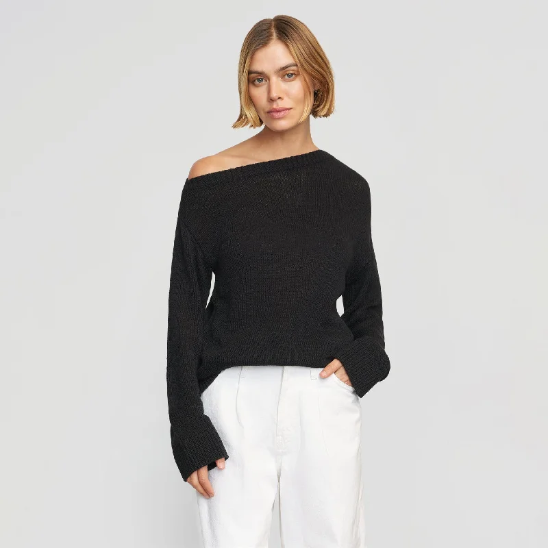 Issa Lightweight Off-Shoulder Sweater