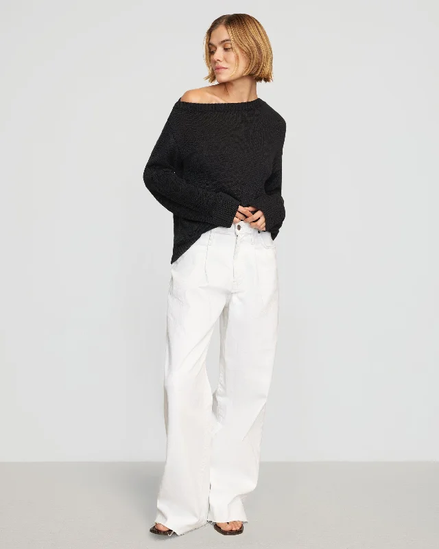 issa-lightweight-off-shoulder-sweater-black