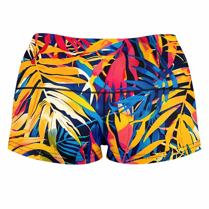 jungle-folio-high-waisted-womens-shorts