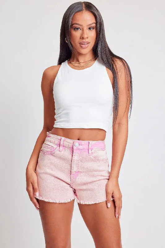 Women's 80's Acid Wash Mom Shorts