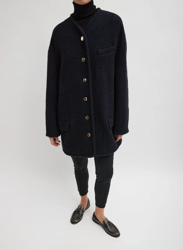 Majeur Boucle Cardigan Carcoat