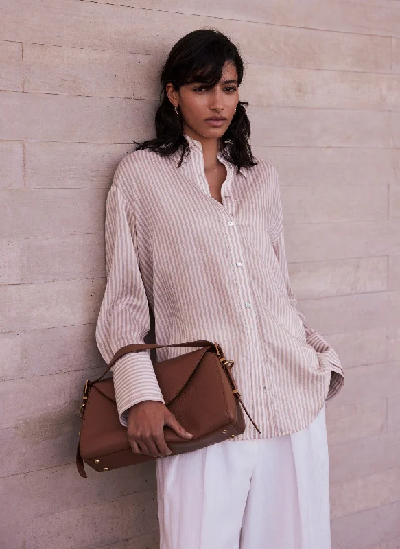 Neutral Striped Easy Shirt