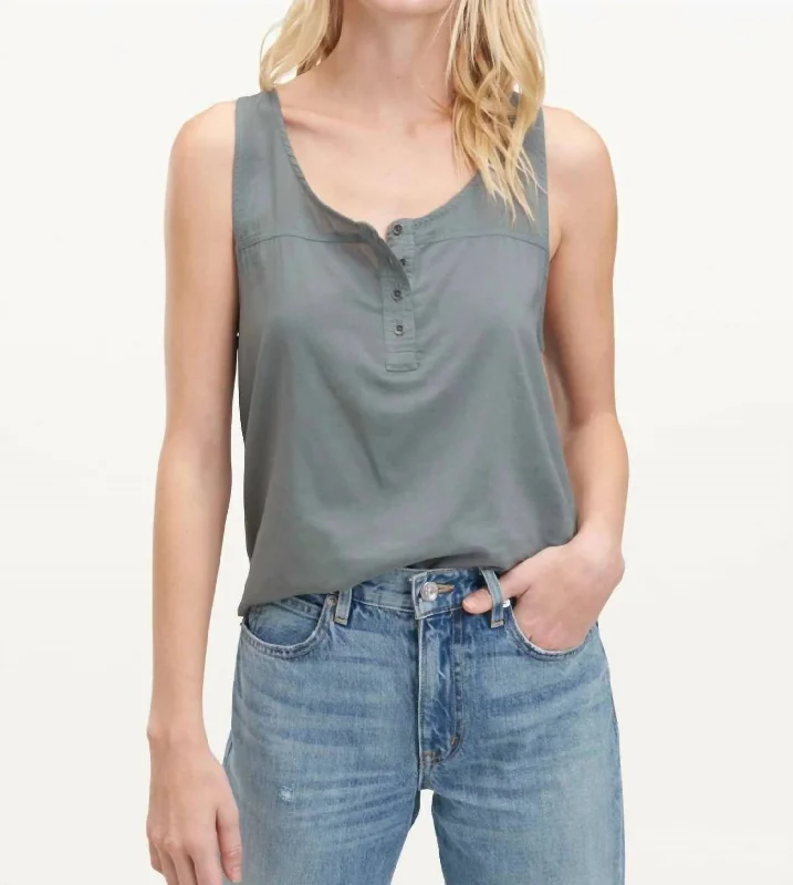 Paige Soft Tank In Olive