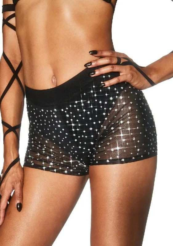 Parallel Universe Rhinestone Shorts