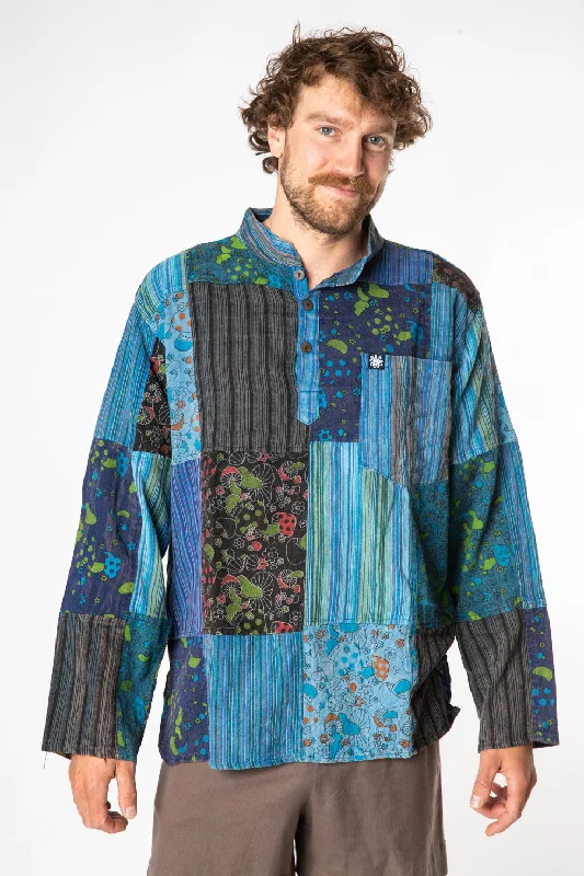 Patchwork Mushroom Shirt