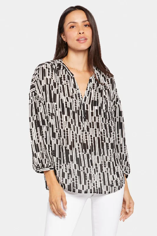 Paulina Peasant Blouse - Giselle Geo