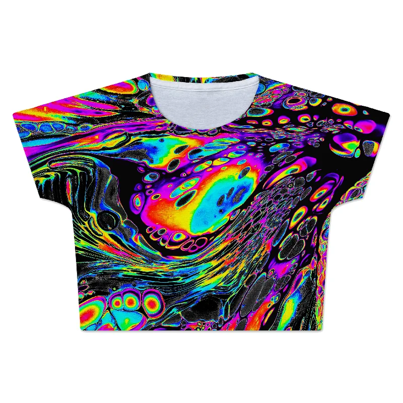 Rainbow Magma Crop Tee