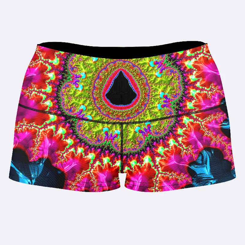 Sacred Key High-Waisted Women's Shorts