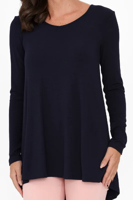 shenali-navy-long-sleeve-swing-top