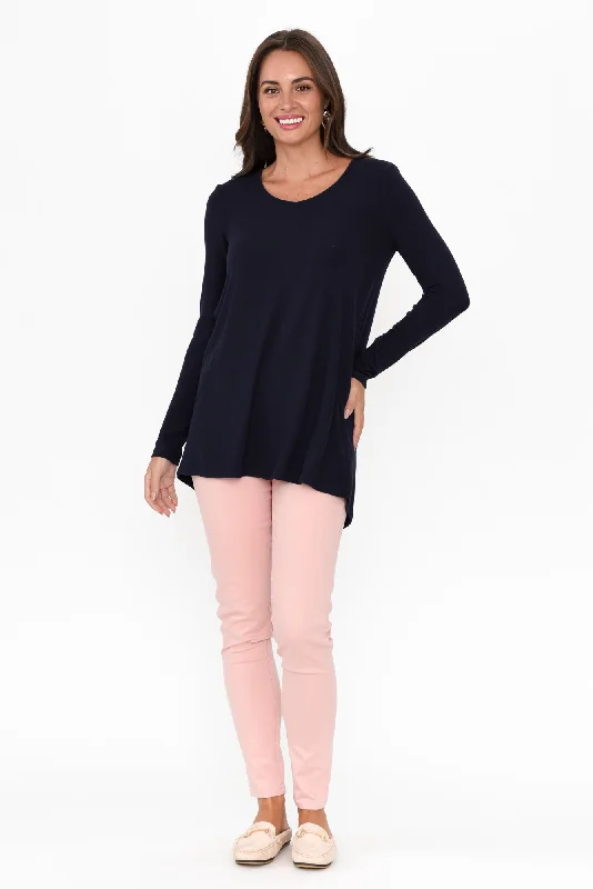 shenali-navy-long-sleeve-swing-top