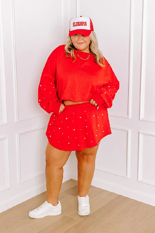 sideline-chic-pearl-embellished-crop-sweatshirt-in-red-curves