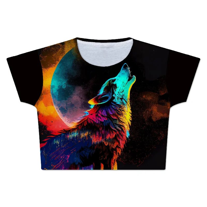 Spirit Wolf Crop Tee