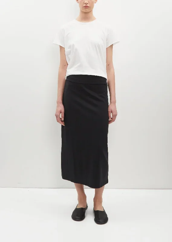 Penna Stretch Cotton Jersey Skirt