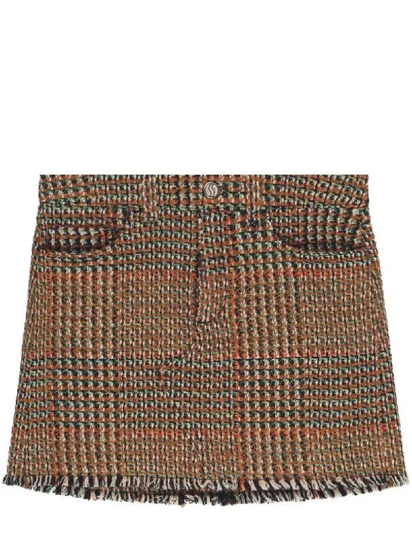 Wool Mini Skirt