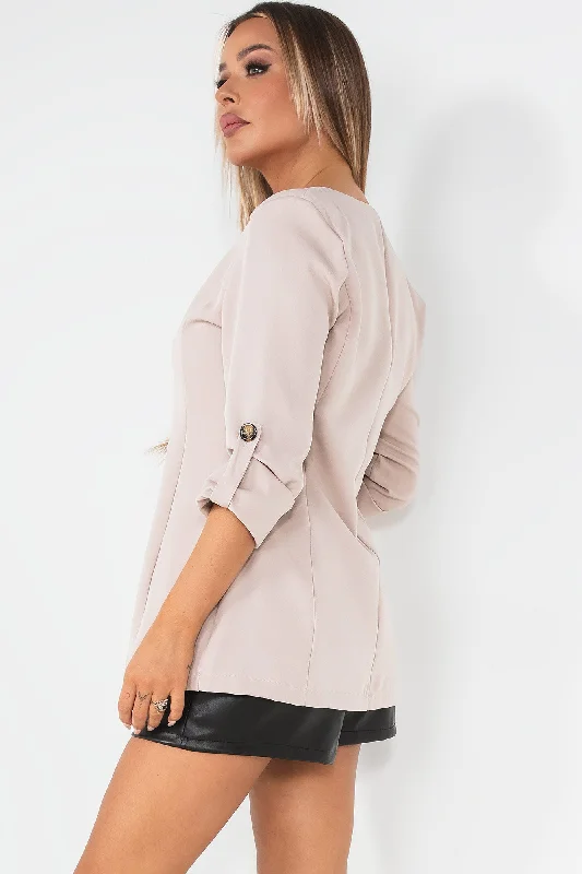 talia-nude-long-sleeve-jacket