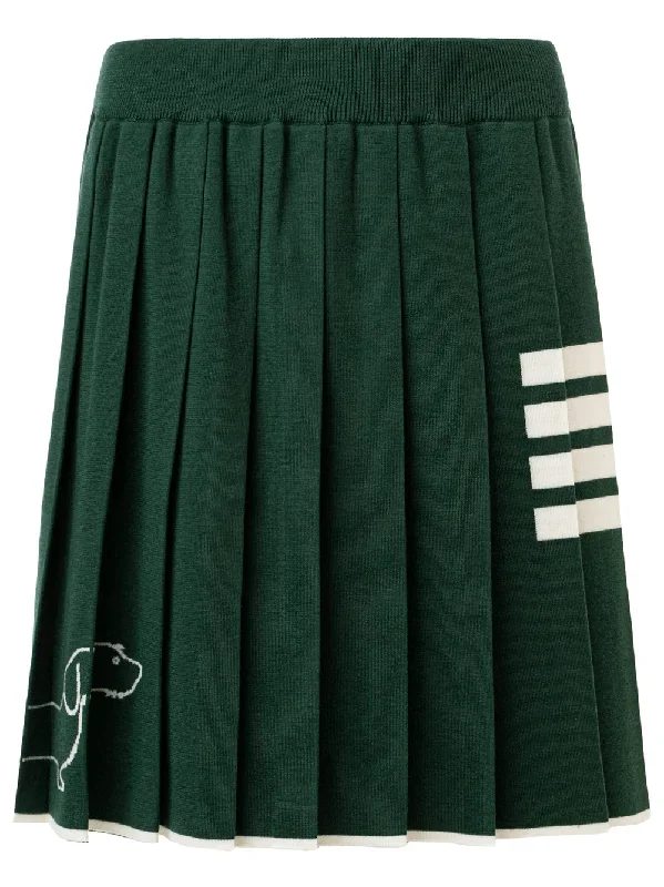 Hector Icon Pleated Mini Skirt