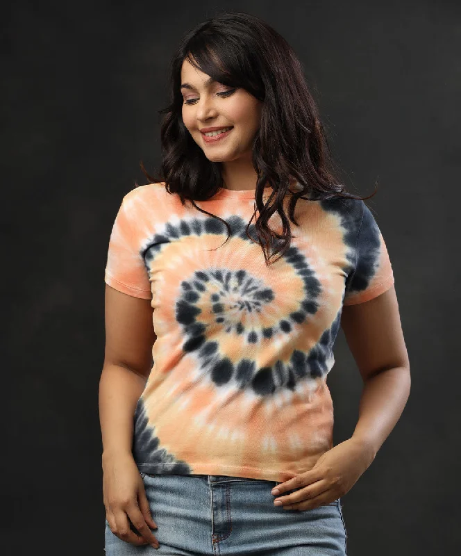 Three-Tone Tie And Dye T-Shirt