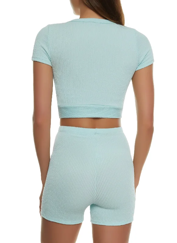 turquoise-ribbed-button-front-cropped-sweater-1413058753600