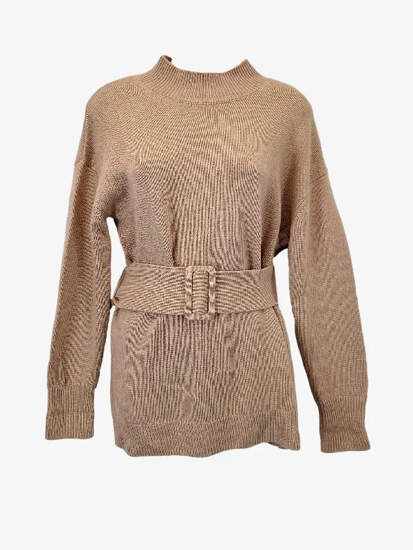 Witchery Stylish Belted Knit Jumper Size S