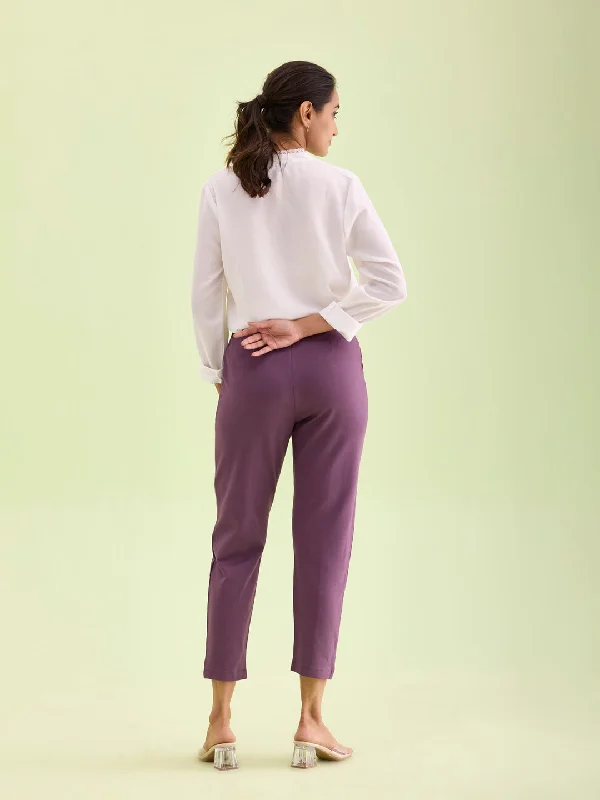 women-solid-purple-stretch-ponte-pants