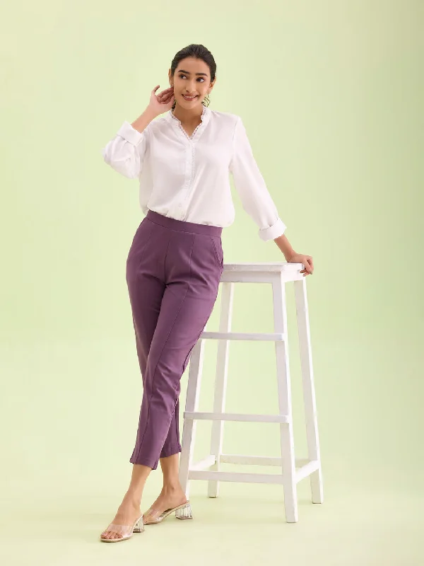 women-solid-purple-stretch-ponte-pants