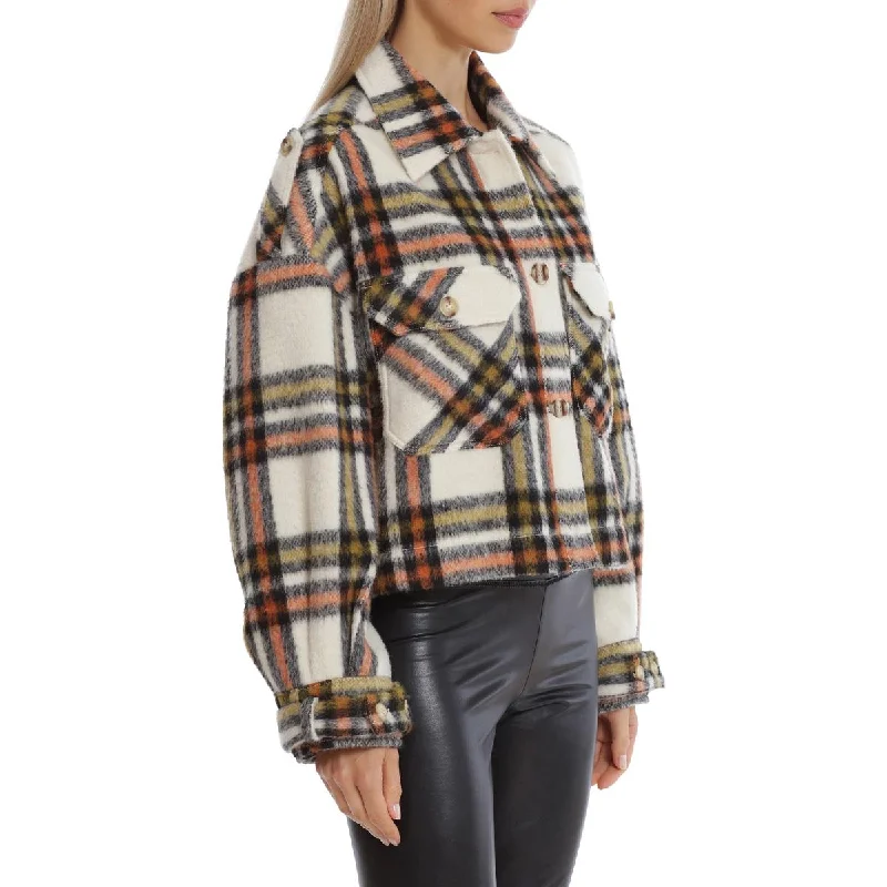 womens-cropped-plaid-fleece-jacket