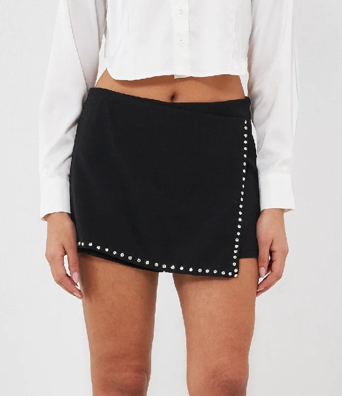 Shorts con strass